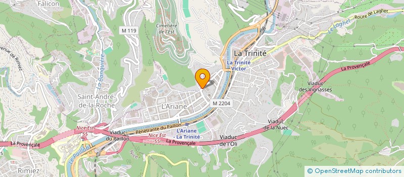 localisation de l'entreprise MONSIEUR ABDELAALI HAFID  NICE