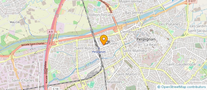 localisation de l'entreprise MONSIEUR ABDELAALI KHALDI  PERPIGNAN