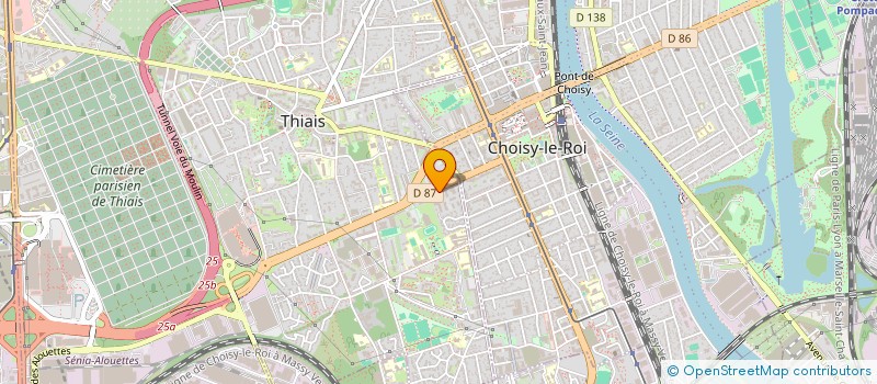 localisation de l'entreprise MONSIEUR ABDELAALI LAMAOUI à THIAIS