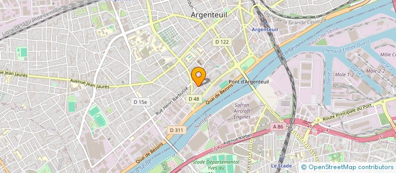 localisation de l'entreprise MONSIEUR ABDELAALI LENBA  ARGENTEUIL