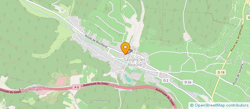 localisation de l'entreprise MONSIEUR ABDELAAZIM GUEDAA à SAVIGNY-LES-BEAUNE