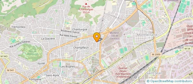 localisation de l'entreprise MONSIEUR ABDELAAZIZ ANSARI MOUSSAOUI  CLERMONT-FERRAND