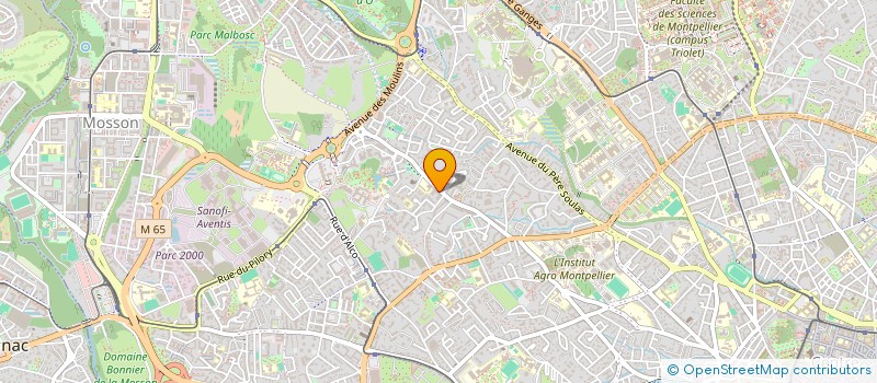 localisation de l'entreprise MONSIEUR ABDELAAZIZ BASLAM OUKHAFFOU  MONTPELLIER