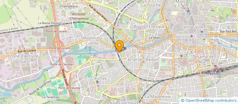 localisation de l'entreprise MONSIEUR ABDELAAZIZ EL ADDAOUI  RENNES