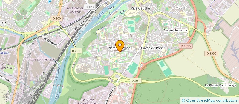 localisation de l'entreprise MONSIEUR ABDELADIM ERRAZZOUKI  CREIL