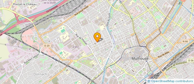 localisation de l'entreprise MONSIEUR ABDELAFIDE GUETTOUCHE  MULHOUSE