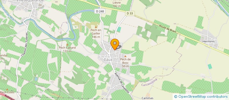 localisation de l'entreprise MONSIEUR ABDELAH MOKHTAR ZAZOU  CAUX-ET-SAUZENS