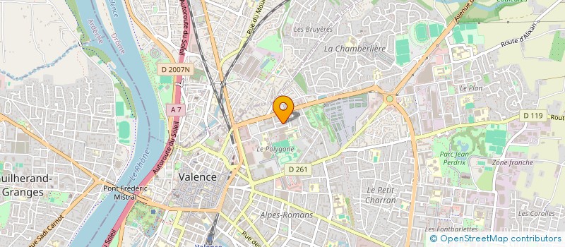 localisation de l'entreprise MONSIEUR ABDELAH MORAND  VALENCE