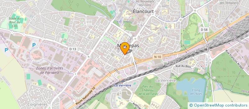 localisation de l'entreprise MONSIEUR ABDELAH ROUDANI  MAUREPAS