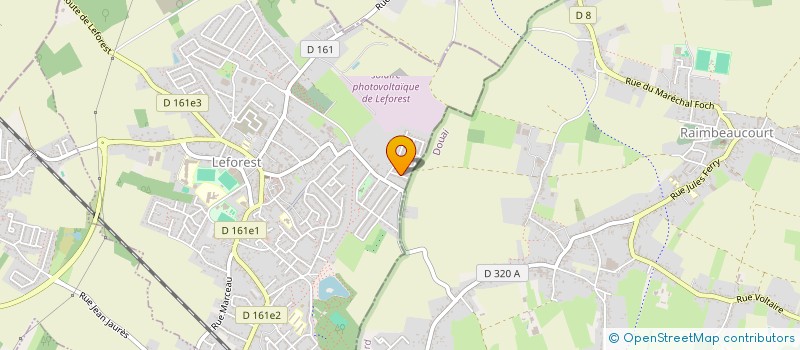 localisation de l'entreprise MONSIEUR ABDELAHDI BEN ELBAGHAA  LEFOREST