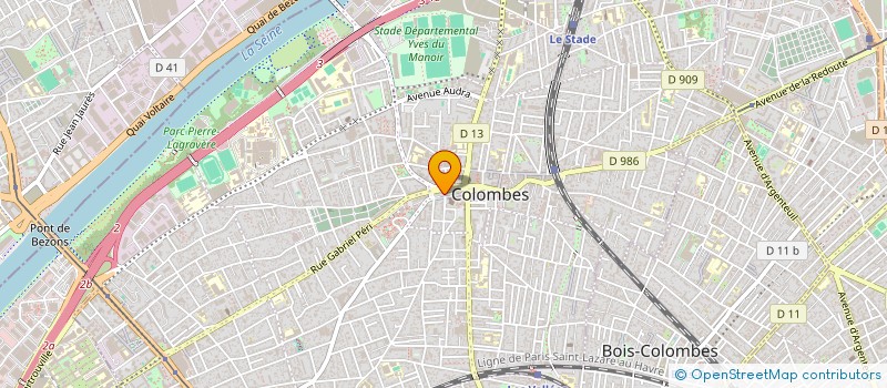 localisation de l'entreprise MONSIEUR ABDELAKIM BENTOT à COLOMBES