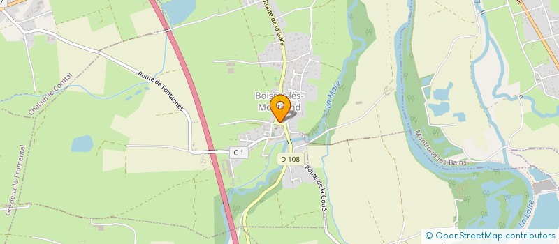 localisation de l'entreprise MONSIEUR ABDELAKRIM AZOUGAGH  BOISSET-LES-MONTROND