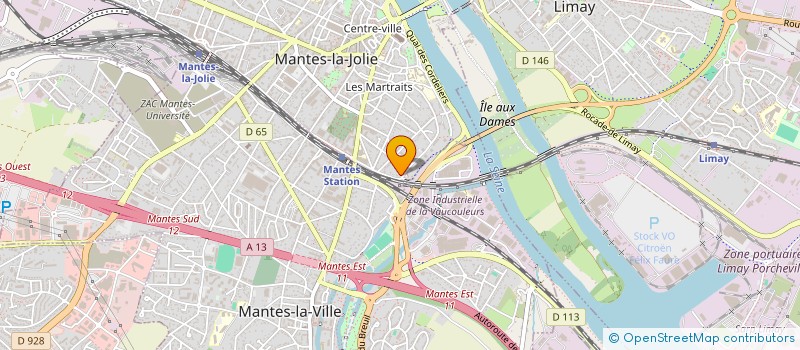 localisation de l'entreprise MONSIEUR ABDELAKRIM BAMOU  MANTES-LA-JOLIE