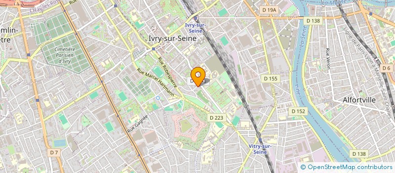 localisation de l'entreprise MONSIEUR ABDELALI AIT OUARAB  IVRY-SUR-SEINE