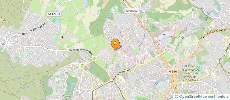 localisation de l'entreprise MONSIEUR ABDELALI ALLIOUI  GRABELS