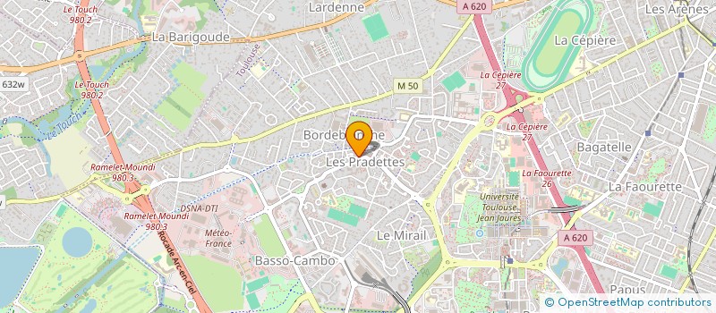 localisation de l'entreprise MONSIEUR ABDELALI BENBRAHAM à TOULOUSE
