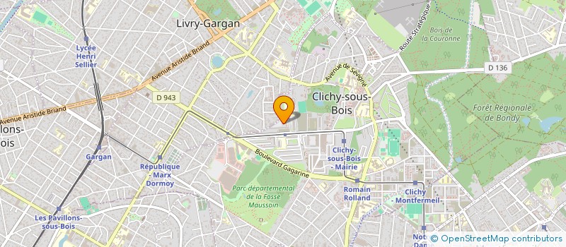 localisation de l'entreprise MONSIEUR ABDELALI CHOUITAR à CLICHY-SOUS-BOIS