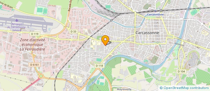 localisation de l'entreprise MONSIEUR ABDELALI DAHMOUCH  CARCASSONNE