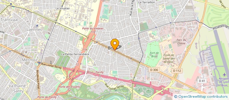 localisation de l'entreprise MONSIEUR ABDELALI ECHADLAOUI  BRON