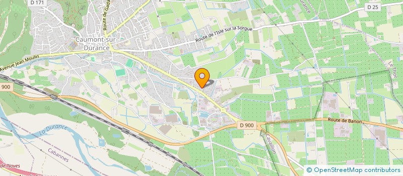 localisation de l'entreprise MONSIEUR ABDELALI EL BAHJATA  CAUMONT-SUR-DURANCE