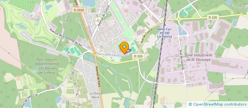 localisation de l'entreprise MONSIEUR ABDELALI EL BRAIE  ORLEANS