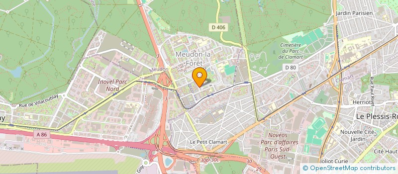 localisation de l'entreprise MONSIEUR ABDELALI EL HAMDI à MEUDON