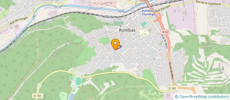 localisation de l'entreprise MONSIEUR ABDELALI EL HAMZAOUI à ROMBAS