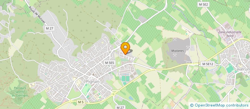 localisation de l'entreprise MONSIEUR ABDELALI EL OUSTANI à PIGNAN