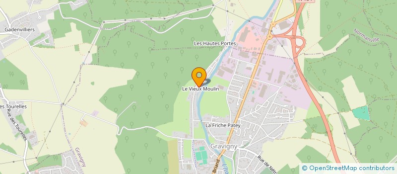 localisation de l'entreprise MONSIEUR ABDELALI ELOUARGUI à GRAVIGNY