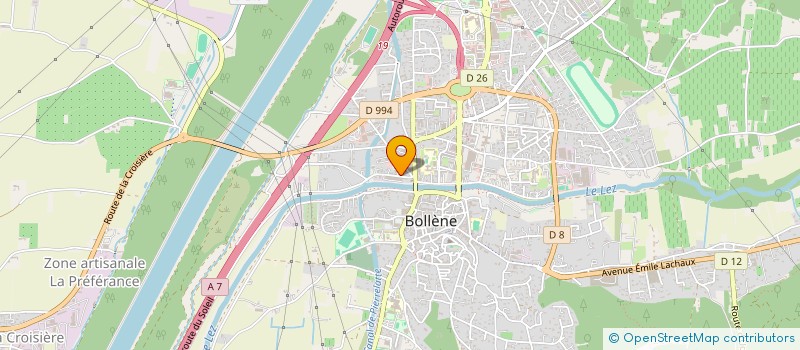 localisation de l'entreprise MONSIEUR ABDELALI EZZAHR à BOLLENE