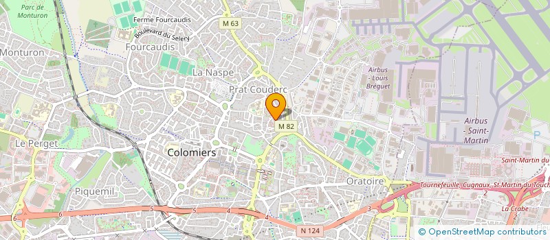 localisation de l'entreprise MONSIEUR ABDELALI HANIN à COLOMIERS