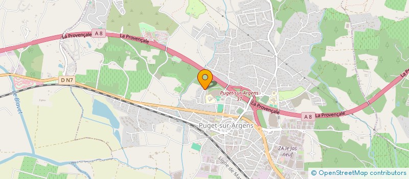 localisation de l'entreprise MONSIEUR ABDELALI KHELIFA à PUGET-SUR-ARGENS
