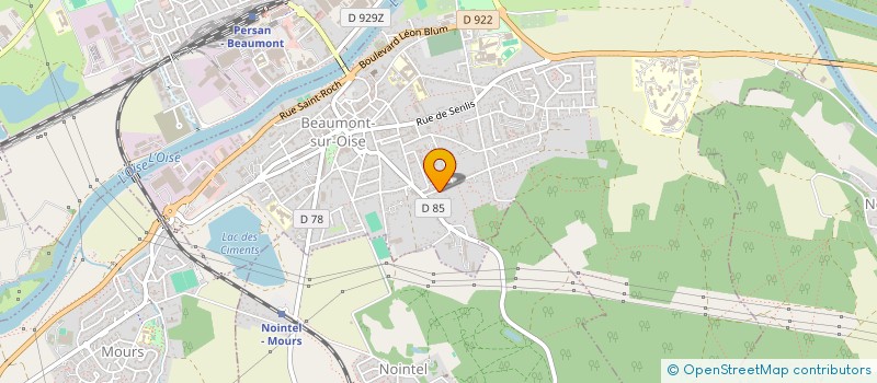 localisation de l'entreprise MONSIEUR ABDELALI SAIDI  BEAUMONT-SUR-OISE