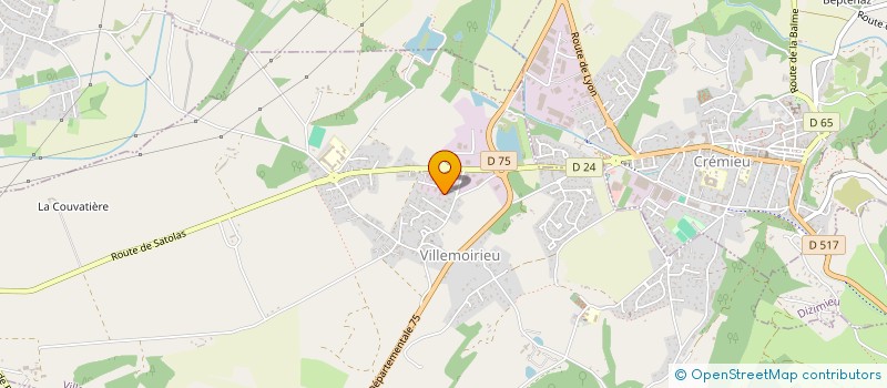 localisation de l'entreprise MONSIEUR ABDELALI SLIMANI  VILLEMOIRIEU