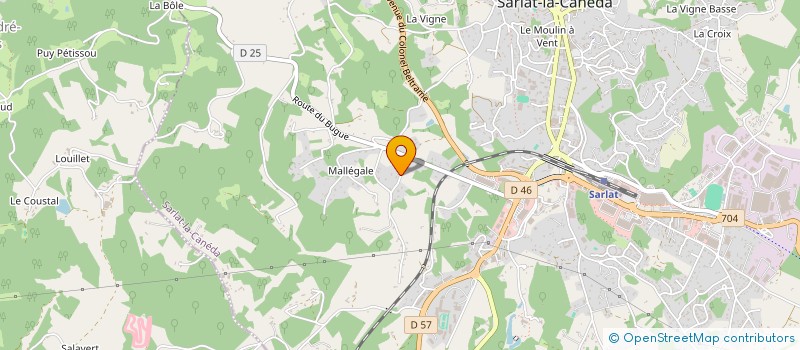 localisation de l'entreprise MONSIEUR ABDELALI SOULIMANE à SARLAT-LA-CANEDA
