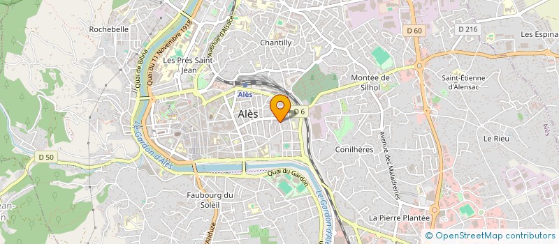 localisation de l'entreprise MONSIEUR ABDELALI ZAHRAOUI à ALES