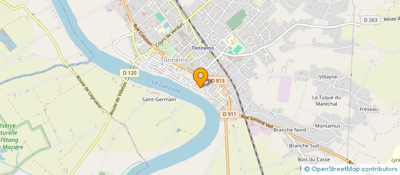 localisation de l'entreprise MONSIEUR ABDELALI ZARFANI  TONNEINS