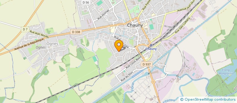 localisation de l'entreprise MONSIEUR ABDELALIE BENFIFI à CHAUNY