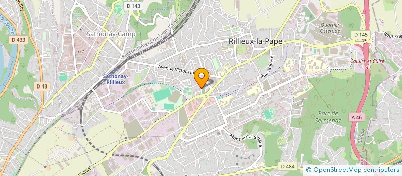 localisation de l'entreprise MONSIEUR ABDELAMAJID DJEZZAR  RILLIEUX-LA-PAPE