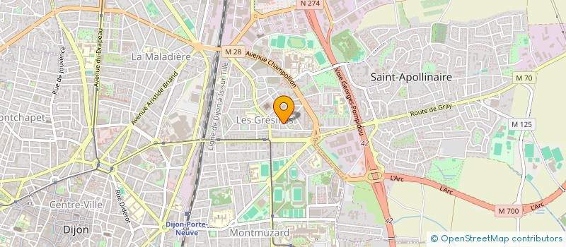 localisation de l'entreprise MONSIEUR ABDELAMIN HAMAD  DIJON