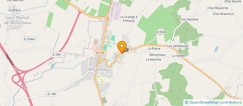 localisation de l'entreprise MONSIEUR ABDELATIF ARGAZ  MIRAMBEAU