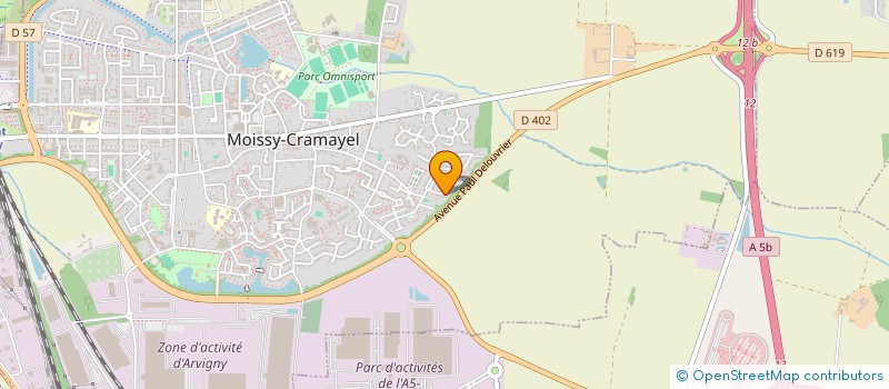 localisation de l'entreprise MONSIEUR ABDELATIF BELAID à MOISSY-CRAMAYEL