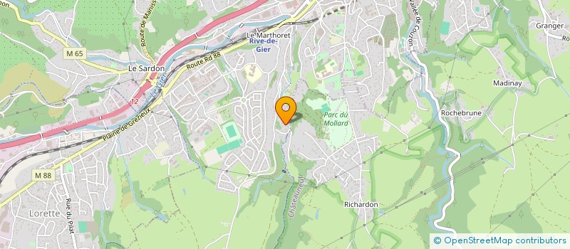 localisation de l'entreprise MONSIEUR ABDELATIF CHEIKH  RIVE-DE-GIER