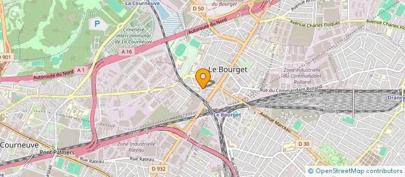 localisation de l'entreprise MONSIEUR ABDELATIF DJEDDOU à LE BOURGET