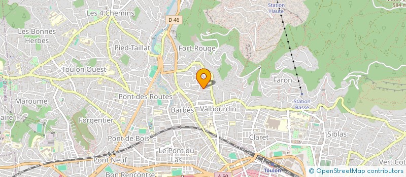 localisation de l'entreprise MONSIEUR ABDELATIF GAIDI  TOULON