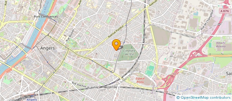 localisation de l'entreprise MONSIEUR ABDELATIF KANANE  ANGERS