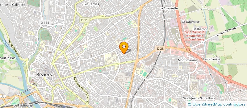 localisation de l'entreprise MONSIEUR ABDELATIF MAANED à BEZIERS