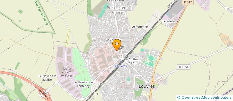 localisation de l'entreprise MONSIEUR ABDELATIF MAHDANI à LOUVRES