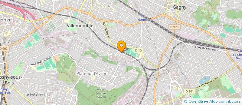 localisation de l'entreprise MONSIEUR ABDELATIF NESSAH  VILLEMOMBLE