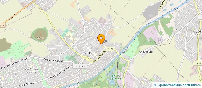 localisation de l'entreprise MONSIEUR ABDELAZAK OUDJAMA  HARNES